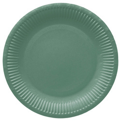 Round paper plate "Dark Green" ¶r. 23 cm 8 pcs.