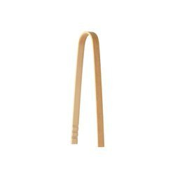 Bamboo snack tongs 10 cm 10 pcs.