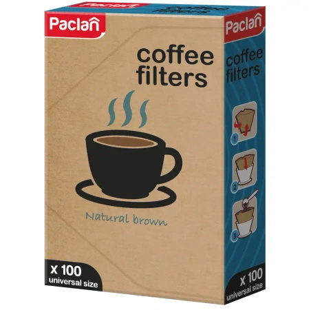 Disposable Paclan coffee filters 100 pcs