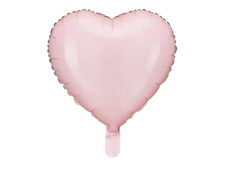 Balon foliowy "Różowe Serce", 45 cm, 1 szt.