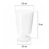 Kieliszek do wina PLA 160 ml 12 szt.