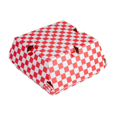 Burger box termiczny, "Fitipaldi" / "Kratka", 14,7 x 14 x 7 cm, 50 szt.