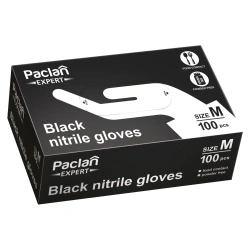 Black nitrile gloves Expert "M" 100 pcs.