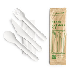 W+N+£+S paper cutlery set 50 pcs.