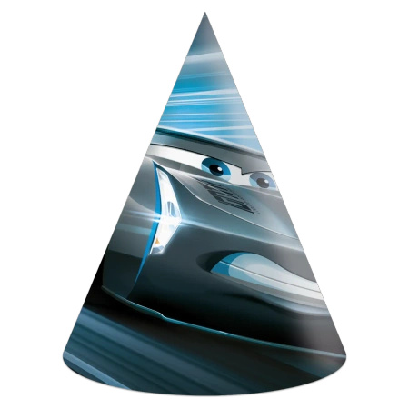 Paper Party Hats Cars 6 pcs