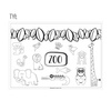 Paper placemats - coloring book "Zoo" 31 x 43 cm 250 pcs.