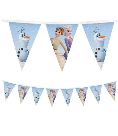 Reusable garland – flags “Frozen” 2.3 m, 1 pc