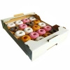 Transport cardboard box for donuts and cakes, with rim, foldable, 61 × 41 × 8.5 cm, 50 pcs