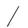 Reusable Biocomposite Straws, black, 8/200 mm, 100 pcs