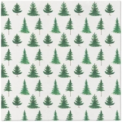 Premium Airlaid napkins, "Conifer Forest", 1/4, 40 x 40 cm 50 pcs.