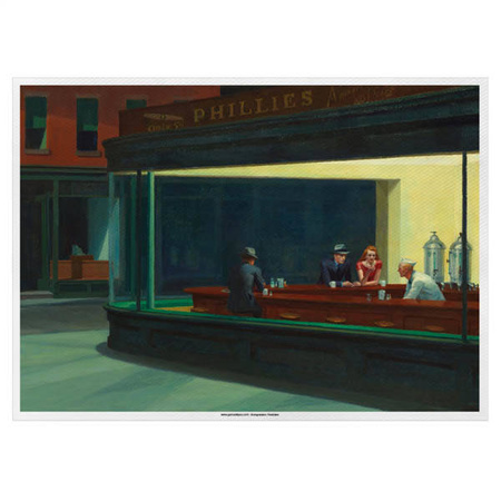 Podkładki papierowe "Nighthawks" 31 x 43 cm 500 szt.