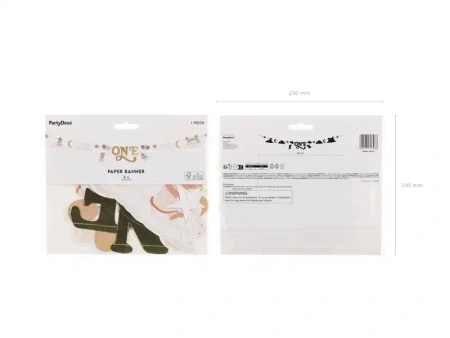 Paper Banner "One – Mice", 3.0 m, 1 pc