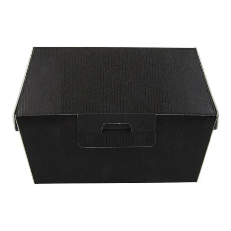 Thermal burger box black, size "L+", 14.4 x 13.6 x 9.2 cm 50 pcs.