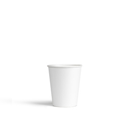 White vending paper cup 180 ml, ¶. 70 mm, 100 pcs.