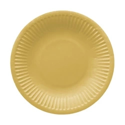 Round paper plate "Gold" ¶. 18 cm 8 pcs.