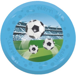 Reusable Plates Football, 21 cm, 4 pcs.