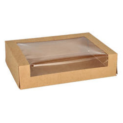 Sushi box with window 19.5 x 14 x 4.5 cm 25 pcs.