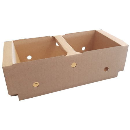 Cardboard baskets for fruit/vegetables, for 1 kg, 23 x 12 x 8.5 cm, 20 pcs