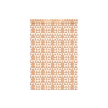 Christmas kraft paper bag 12+5 x 18 cm, 250 pcs.