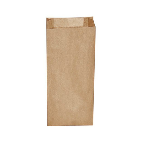 Kraft paper breakfast bag 2.0 kg, 14+7 x 32 cm 500 pcs.