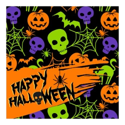 Serwetki 2-warstwowe "Halloween", 33 x 33 cm, 20 szt.