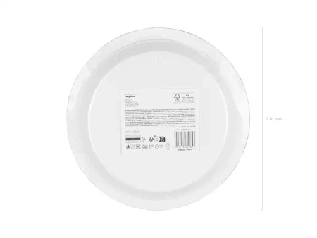 Paper Plates “Confetti”, 23 cm, 6 pcs.