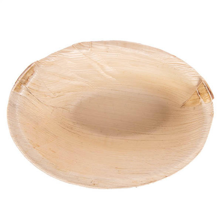 Palm leaf bowl 160 ml 14 x 10 x 6.4 cm 25 pcs.