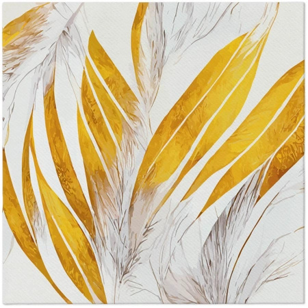 Serwetki Premium Airlaid, "Feathers", 1/4, 40 x 40 cm 50 szt.