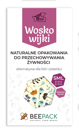 Woskowijki "Gałązki" Pack 1 x "S", 1 x "M", 1 x "L" 3 szt.