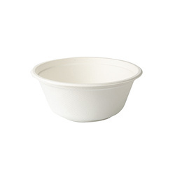 Wood pulp bowl 1000 ml, ¶. 17 cm, H. 7 cm 50 pcs.