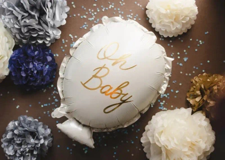 Foil Balloon "Oh Baby", 53 × 69 cm, 1 pc