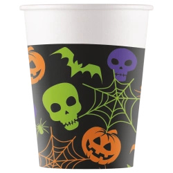 Paper cup “Halloween” 200 ml 8 pcs