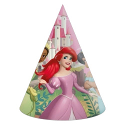 Czapeczki papierowe "Księżniczki Disney'a", 6 szt.