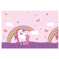 Obrus wielorazowy "Unicorn", 120 x 180 cm, 1 szt