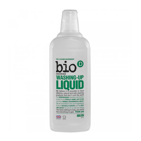 Dishwashing liquid for sensitive skin, unscented, BIO-D 0.75L 1 pc.