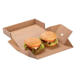 Burger box zestaw rozkładany 24,5 x 12 x 10 cm 100 szt.