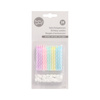 Birthday candle set, pastel, 6 cm, 24 pcs