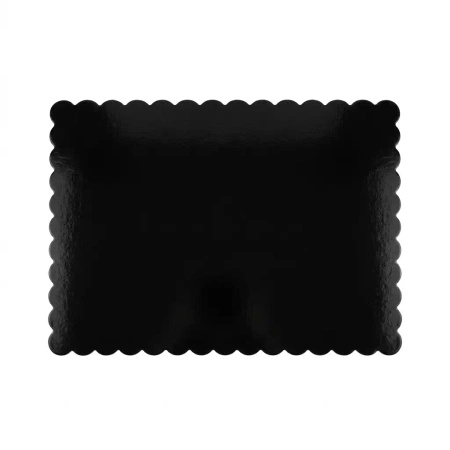 Podkłady pod tort grube dwustronna złoto-czarna 30 x 40 cm 1 szt.