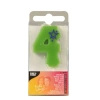 Green Birthday Candle Number "4", 1 pc.