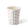 Paper cup dispersion "Hearts" 250 ml, ¶. 80 mm 50 pcs.