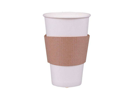 Cup sleeve 250-300 ml, kraft, 50 pcs