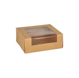 Sushi box with window 12 x 10 x 4.5 cm 25 pcs.