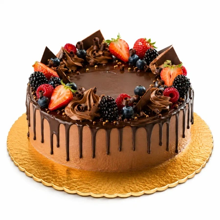 Thick gold cake boards 32 cm 1 pc.