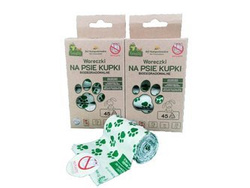Dog poop bags 24.5 x 31.5 cm 45 pcs.