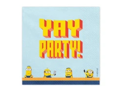 2-Ply Paper Napkins "Minions", 33 × 33 cm, 20 pcs
