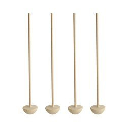 Wooden cocktail stirrer "Moon" 17 cm 50 pcs.