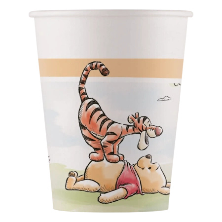 Kubek papierowy "Kubuś Puchatek" 200 ml 8 szt.