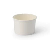 Paper cup for ice cream white 270 ml, 92 mm dia, 50 pcs.