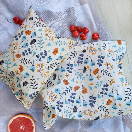 Beeswax bags "Branches" set L+XL 1 pc.