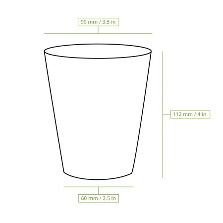 Paper cup dispersion "Coffeebreak" 350 ml, ¶. 90 mm 50 pcs.